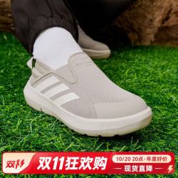 阿迪达斯 儿童BOAT SLIP-ON 户外一脚蹬运动鞋JS1429 浅棕色    31.5