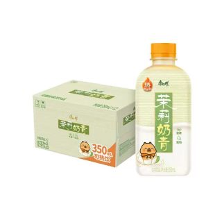 康师傅 暖饮茉莉奶青350ml*12瓶整箱下午茶可加热休闲奶茶饮品官方