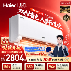 海尔 净省电系列 KFR-46GW/E1-1 新一级能效 壁挂式空调 2匹