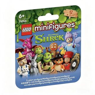 乐高 LEGO乐高抽抽乐12盒盲盒71053怪物史瑞克系列人仔儿童积木玩具