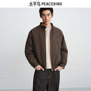 太平鸟 哈灵顿羽绒服 保暖防寒 可可棕 2XL 男士外套
