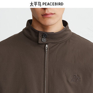 太平鸟 哈灵顿羽绒服 保暖防寒 可可棕 2XL 男士外套
