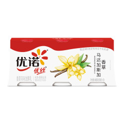 优诺 优丝香草味低温酸奶135g*3杯 马达加斯加香草 低温酸奶 代餐轻食