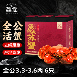 鱻谣 优选六月黄大闸蟹 2.0-2.3两 10只装