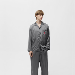 蕉内 5系 冰丝凉感 青木灰 XL 家居服套装