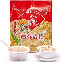 人人家 麦片营养早餐即食冲饮独立小包袋装冲泡牛奶加钙代餐燕麦片