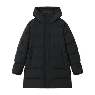 拓路者 90绒中长款连帽加厚男士羽绒服