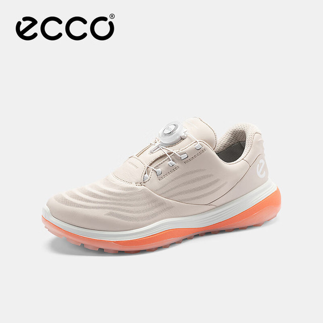 PLUS会员：ecco 超轻1代 女款高尔夫运动鞋 132763