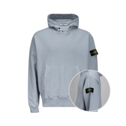 石头岛 男经典纯色徽章休闲套头卫衣男士2026年秋冬新款XY