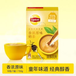 立顿 冷泡冰茶粉果味柠檬白桃冰红茶儿童春游固体饮料便携健康解渴