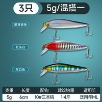 移动端：玄鸿 悬浮银刃路亚假饵颤沉水浮水米诺死飞远投铅笔淡水库翘嘴鳜鱼5g