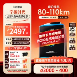 小哈 锂电池60V45AH全新宁德时代电动车锂电池