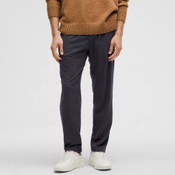 lululemon 男士法兰绒松紧腰长裤