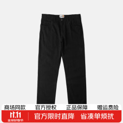 添柏岚 官方男裤户外弹力舒适休闲宽松直筒休闲裤长裤A6FW1 001 30 170/76A