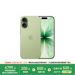 苹果 iPhone 17 5G手机 8GB+256GB 鼠尾草绿色