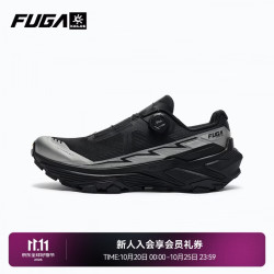 凯乐石 FUGA EX3 BOA 防滑轻便 墨黑/钛合金灰 42 越野跑鞋