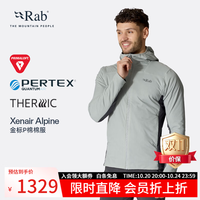 Rab Xenair Alpine户外徒步运动夹克连帽轻量金标P棉服男  QIP-41 黑色BLK S