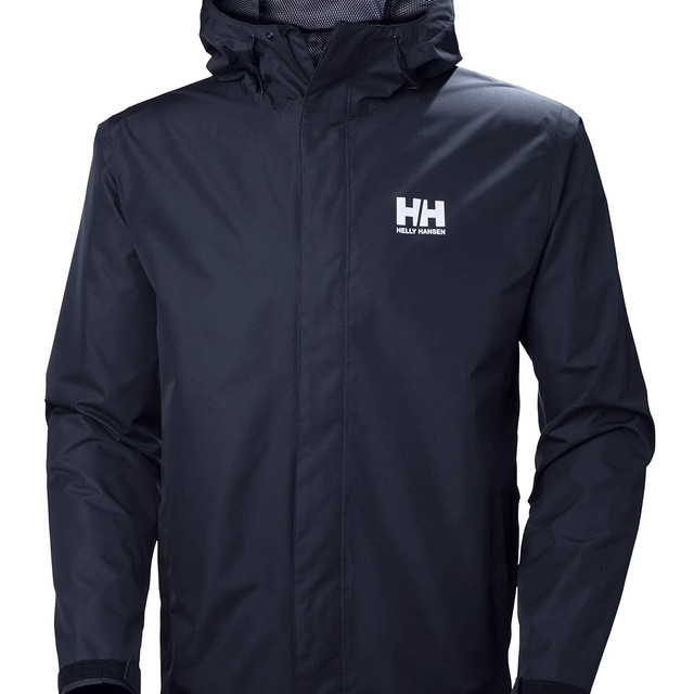 HELLY HANSEN, HH HELLY HANSEN Seven J 防水防风 596 Navy Medium 男式夹克