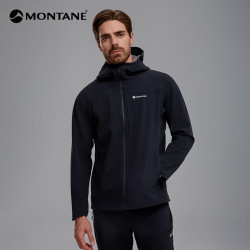 MONTANE Cima Xt系列男横绒连帽软壳外套 多功能蓄暖锁温防泼水夹克