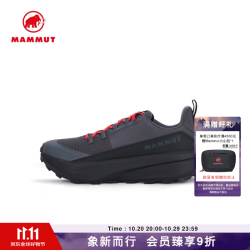 猛犸象 Aenergy Hike 红标男士户外徒步低帮徒步鞋 钢灰-黑色 42