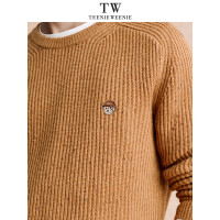 TEENIE WEENIE 保暖舒适熊头刺绣休闲日常毛衣针织衫