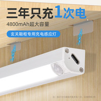 leesa 入户门感应灯人来即亮鞋柜无线自粘灯带人体充电磁吸入户进门灯条 新升级超长续航-直角感应灯-40cm