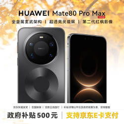 华为 Mate 80 Pro Max 手机 16GB+512GB 极夜黑