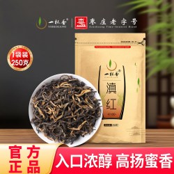 一杯香 云南凤庆滇红红茶蜜香茶叶250g自己喝春茶正品官方旗舰店