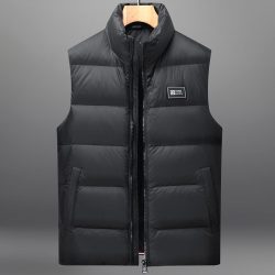雅鹿 羽绒服马甲男短款立领2026冬季潮牌韩版休闲男士马夹背心外穿