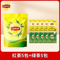 立顿 黄牌优选茶包茉莉花茶红茶绿茶奶茶泡茶包官方旗舰店