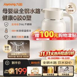 九阳 保温壶316L大容量2L