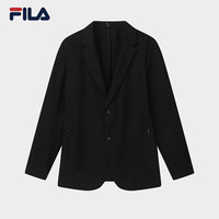FILA斐乐 男士休闲西装外套 正黑色 2XL