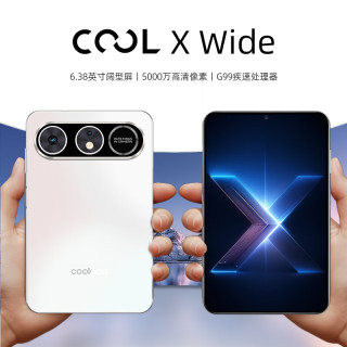 酷派 COOL X Wide 阔直板设计 鎏白 8GB+128GB 智能手机