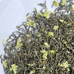 茶邸 四川飘雪茉莉花茶2026年新茶雅安蒙顶山浓香型花毛峰飘雪散装茶叶