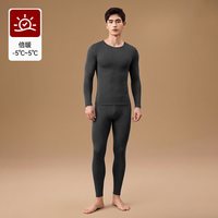 都市丽人 秋衣秋裤套装男2026新款羊毛蚕丝保暖内衣绒德发热打底衫