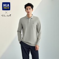 移动端：海澜之家 轻商务Chic Ageless长袖POLO2026秋季新款印花上衣男