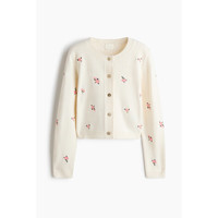 移动端：H&M HM女装毛针织衫2026秋季新款长袖开衫1361954