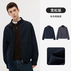 navigare [双面穿]Navigare意大利小帆船宽松哈灵顿夹克男秋季新款休闲外套