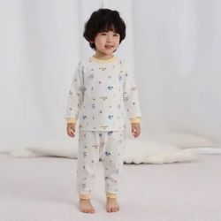 丽婴房 5A抗菌纯棉儿童内衣2件套儿童家居服套装（补贴好价！）