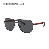 移动端：EMPORIO ARMANI 男款太阳眼镜飞行员形墨镜0EA2099D