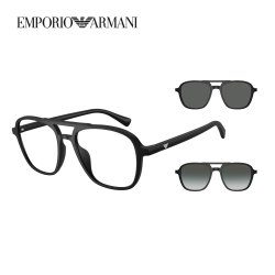 EMPORIO ARMANI 秋冬新品男款磁吸镜片墨镜0EA4279U
