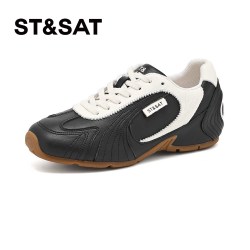 星期六 ST&SAT 复古赛车鞋2026秋季新款德训鞋女百搭休闲运动鞋SSE3112P8R
