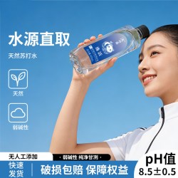 泉匠 eho泉匠逸活天然苏打水整箱24瓶弱碱性健康饮用水0卡非矿泉水