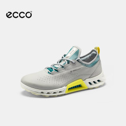 ecco BIOM高尔夫球鞋 Golf球鞋运动鞋休闲男鞋 高尔夫健步C4 130404 水泥灰/墨绿色