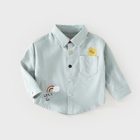 多嘻噜卡 男女童长袖衬衫儿童衬衣四季款儿童衬衣外套春秋