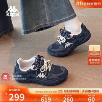 卡帕 女鞋复古跑步鞋秋季新款轻便户外运动鞋百搭休闲鞋子 悬浮蓝   39