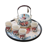 梦庭 一壶四杯带茶盘 整套茶具
