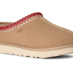UGG 女式 Tasman II 拖鞋, 沙色/深樱桃色