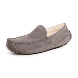 UGG 男性 Ascot 拖鞋 Grey 尺码12
