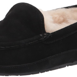 UGG 男性 Ascot 拖鞋 Black Suede 尺码1 Big Kid